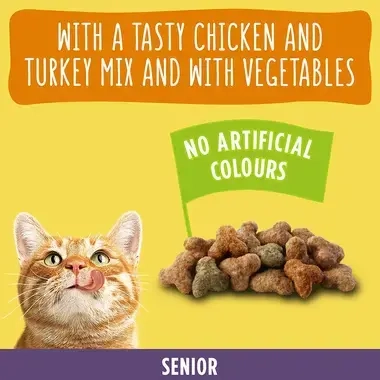 With a tasty chicken and turkey mix with vegetables