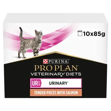 PRO PLAN® VETERINARY DIETS UR Urinary with Salmon Wet Cat Food Pouch