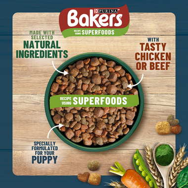 Bakers Superfood specifically formulated for your puppy