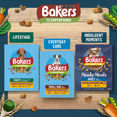 Bakers Superfood; Lifestage, Everyday care, Indulgent moments