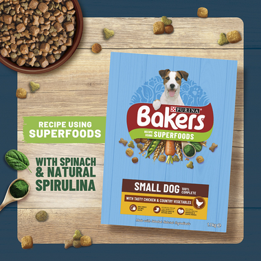 Bakers Superfood with spinach and natural spirulina