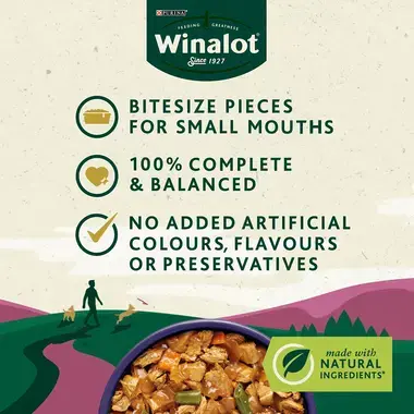 Winalot bitesize pieces for small mouths