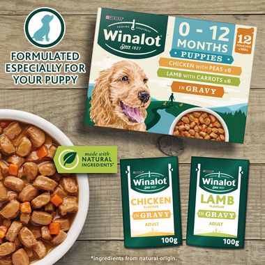 Winalot formulated especially for your puppy