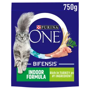 PURINA ONE® Indoor Turkey and Whole Grains Dry Cat Food