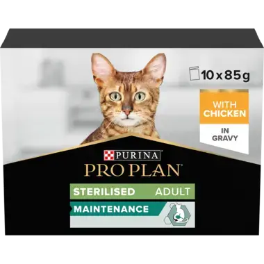 PRO PLAN Sterilised Maintenance Chicken Cat Food Purina UK