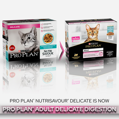 Pro Plan Nutrisavour Delicate is now Pro Plan Adult Delicate Digestion