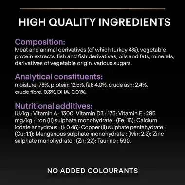 High quality ingredients