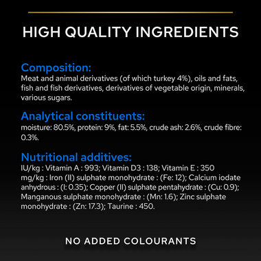 High quality ingredients