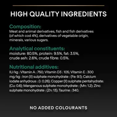 High quality ingredients