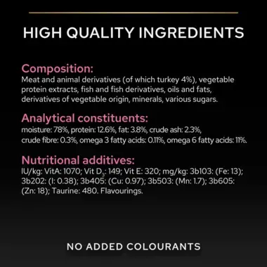 High quality ingredients