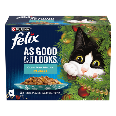 FELIX® As Good As it Looks Ocean Feasts in Jelly Wet Cat Food