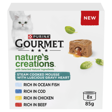 GOURMET® Nature's Creations Gravy Heart Chicken Wet Cat Food