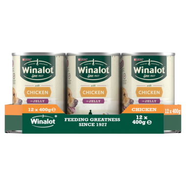 WINALOT® Chicken in Jelly Wet Dog Food Cans 12 pack