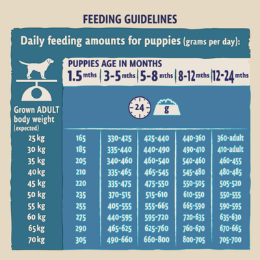 Feeding guidelines