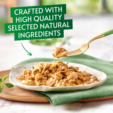 Crafted with high quality selected natural ingredients