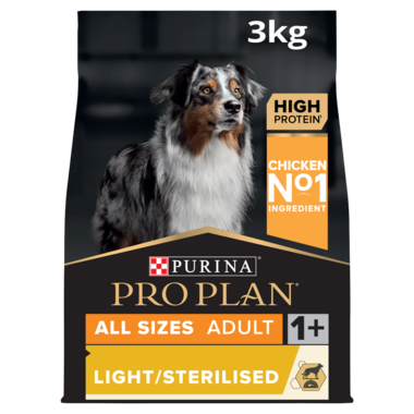PRO PLAN Light/Sterilised Chicken Dry Dog Food