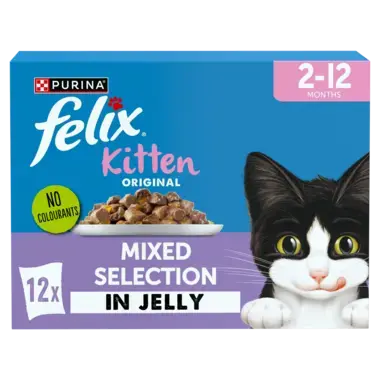 FELIX® Original Kitten Mixed Selection in Jelly Wet Cat Food