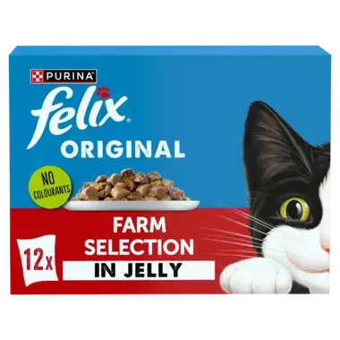FELIX® Original Farm Selection In Jelly Wet Cat Food