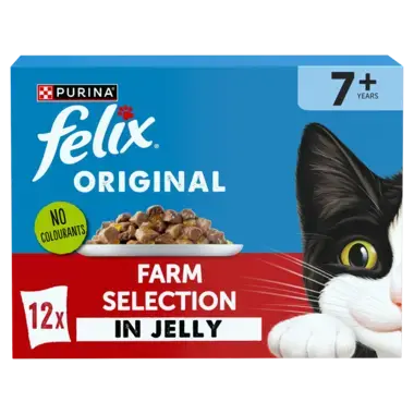 FELIX® Original Senior Farm Selection in Jelly Wet Cat Food
