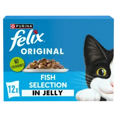 FELIX Original Fish Selection in Jelly Wet Cat Food Purina