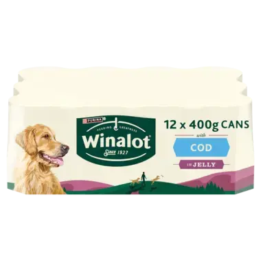 WINALOT® Cod in Jelly Wet Dog Food Cans
