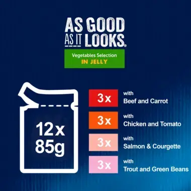 As Good As It Looks Vegetable Selection in Jelly 12 x 85g