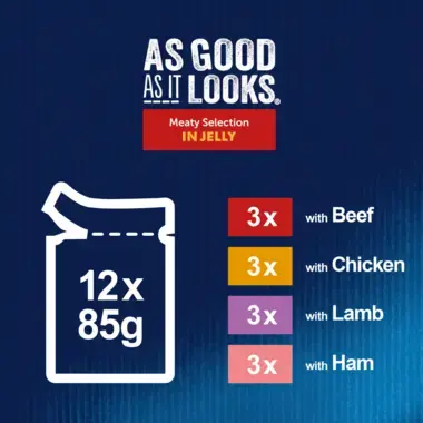 As Good As It Looks Meaty Selection in Jelly 12 x 85g
