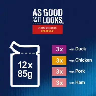 As Good As It Looks Meaty Selection in Jelly 12 x 85g