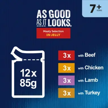 As Good As It Looks Meaty Selection in Jelly 12 x 85g