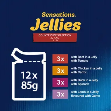 Sensations Jellies Countryside Selection 12 x 85g
