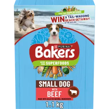 BAKERS® Small Dog Beef with Vegetables Dry Dog Food