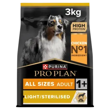 PRO PLAN Light/Sterilised Chicken Dry Dog Food
