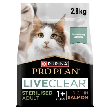 PRO PLAN® Allergen Reducing Sterilised LIVECLEAR® Salmon Dry Cat Food