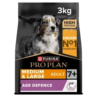 PRO PLAN® Medium and Large Adult 7+ Age Defence Chicken Dry Dog Food