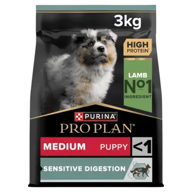 PRO PLAN® Medium Puppy Sensitive Digestion Lamb Dry Dog Food