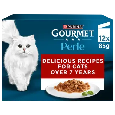 GOURMET® Perle Senior 7+ Mini Fillets in Gravy Wet Cat Food