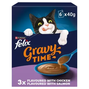 FELIX® Gravy Time Chicken and Salmon Wet Cat Food