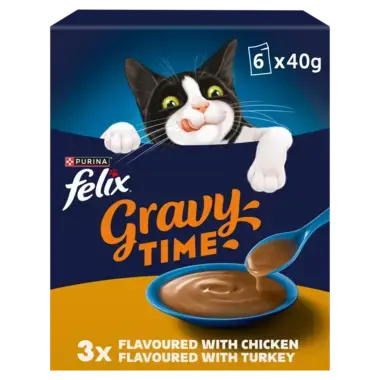 FELIX® Gravy Time Chicken and Turkey Wet Cat Food