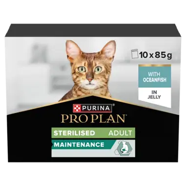 PRO PLAN® Sterilised Ocean Fish in Jelly Wet Cat Food
