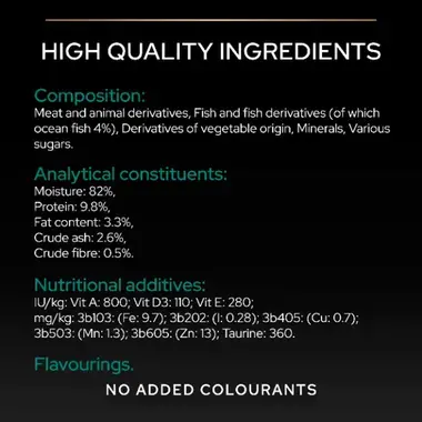 High quality ingredients