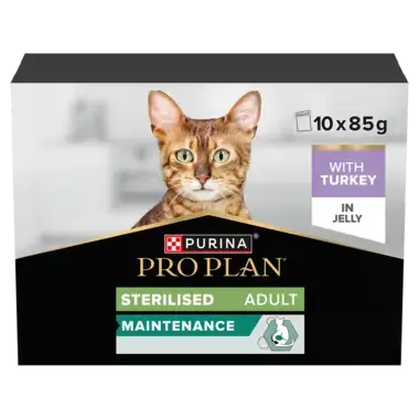 PRO PLAN® Sterilised Turkey in Jelly Wet Cat Food