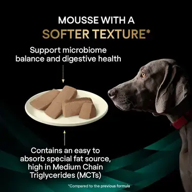 Mousse with a softer texture