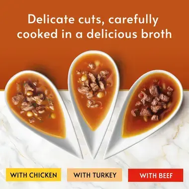 Delicate cuts, carefully cooked in a delicious broth
