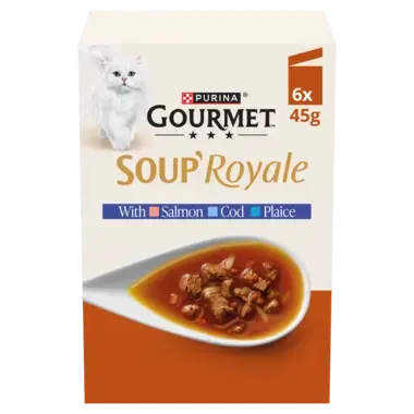 GOURMET® Soup Royale (Salmon, Cod, Plaice) Wet Cat Food