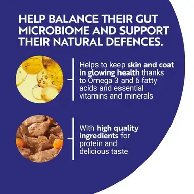 Help balance their gut microbiome and support their natural defences