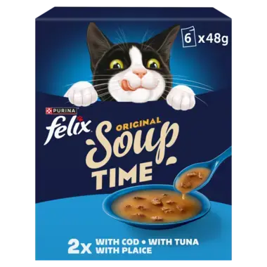FELIX® Soup Original Fish Selection Wet Cat Food