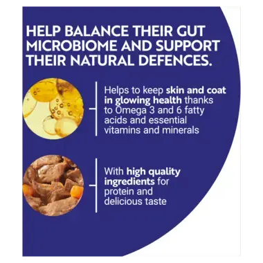 Help balance their gut microbiome and support their natural defences