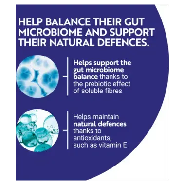 Help balance their gut microbiome and suppor their natural defences