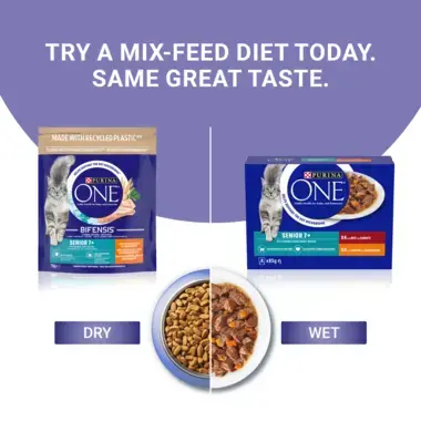 Try a mix-feed diet today. Same great taste.