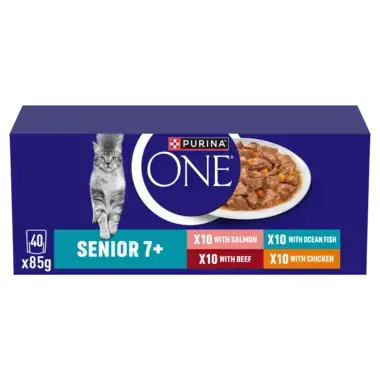PURINA ONE Senior 7+ Mini Fillets Wet Cat Food